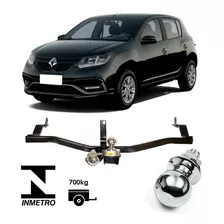 Rabicho Renault Sandero 2014 A 2023 Engate Reboque 700kg Kit