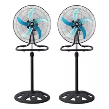 2x Ventilador 18 Pulgadas 3 Velocidades