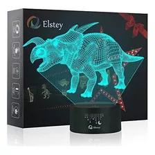 Dinosaurio 3d Night Light Table Lámpara De Escritorio