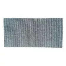 Tapete Sisal Capacho Retangular Porta Entrada Cinza 30x60 Cm