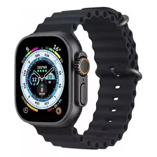 Relógio Smartwatch Ultra Series 9 Plus 2023 Cor Da Caixa Prateado Cor Da Pulseira Preto