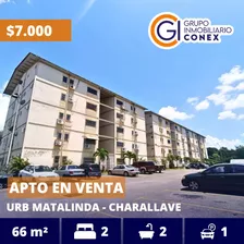 Se Vende Apartamento 66m2 2h/2b/1p Matalinda Charallave 9327