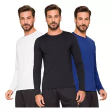 Camiseta Adulto Masculina Proteção Solar Uv 50+ Manga Longa 