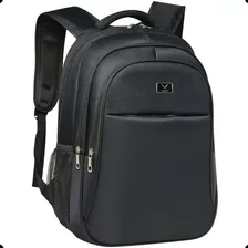 Mochila Masculina Reforçada Cor Preta Alça Reforçada Premium