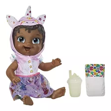 Boneca Baby Alive Tinycorn Unicorn Negra E9166 Hasbro