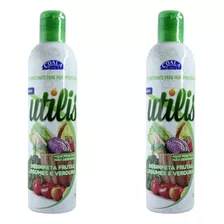 Kit 2 Coala Desinfetante De Hortifrutícolas Utilis 300ml