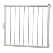 Portão Pet Grade Segurança Bebê Parafusado Fixo Parede 80cm Cor Branco