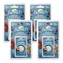 4 Cartelas De Fermento Iogurte Natural Bio Rich