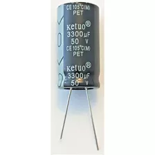 Capacitor Eletrolítico 3300uf X 50v 105° 5 Peças