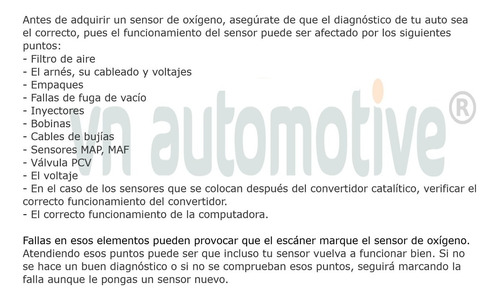 Sensor Oxgeno Peugeot 206 2002-2007 1.6 Pos 2 / Despus Cc Foto 6