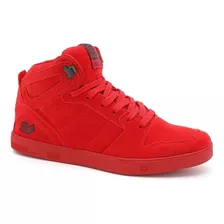 Tênis Masculino Landfeet Cano Alto Embarcadero Ii Vermelho