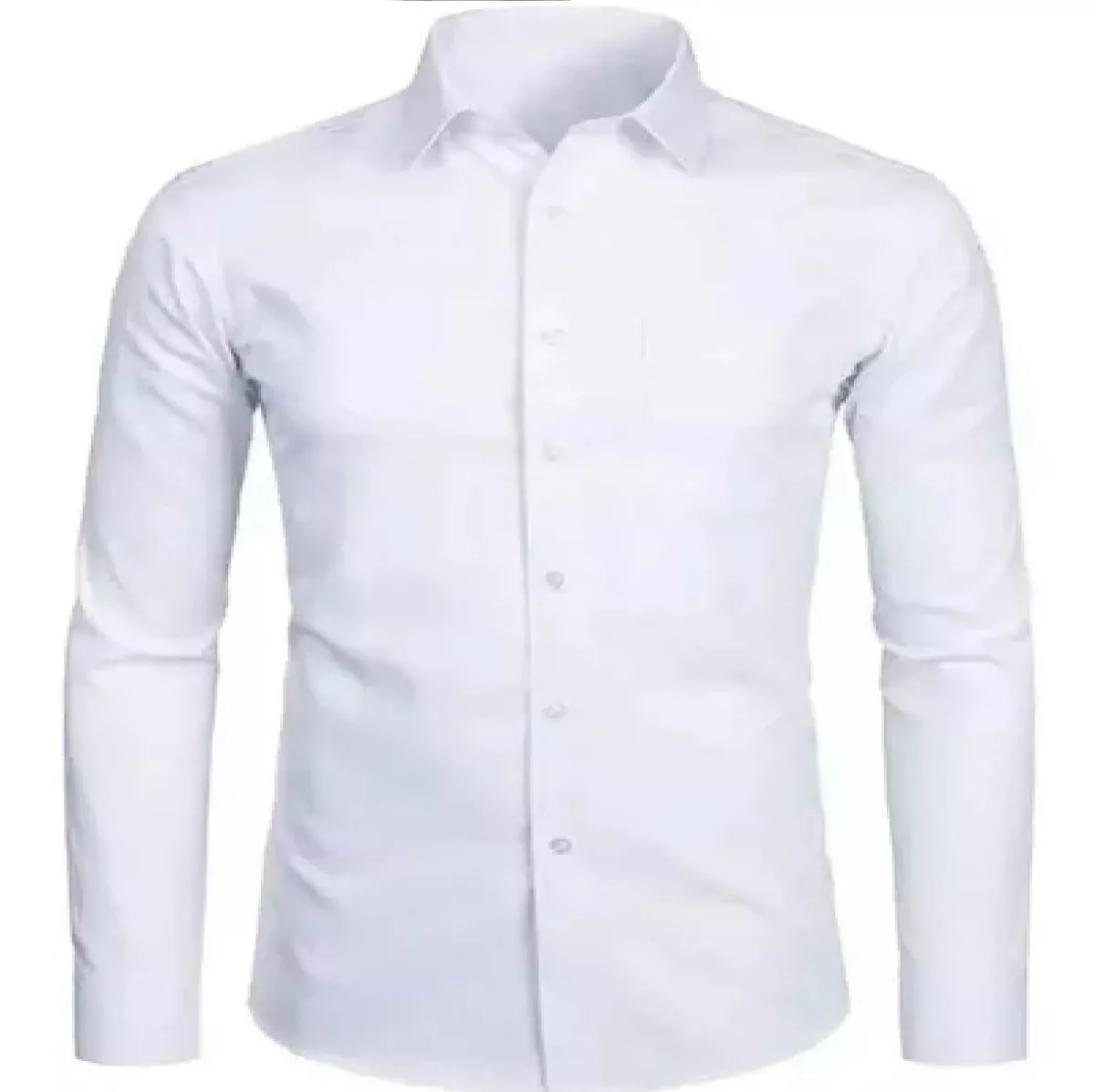 Camisa Colegial Cuello Corbata Blanca Niño Manga Larga