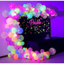 Primera imagen para búsqueda de arco organico globos fluor neon fiesta quince