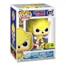 Funko Pop Super Sonic First Appeareance #877 Sdcc 2022 Exclu