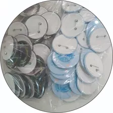 250 Bottons 2,5 Cm Personalizados Arte Inclusa