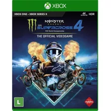 Jogo Monster Energy Supercross 4 Xbox One E Series X Fisico