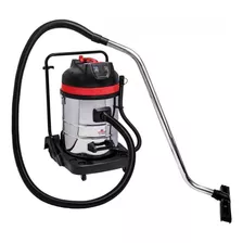 Aspirador De Pó E Água 70l 2400w Worker Cor Aço Inoxidável/preto/vermelho 110v