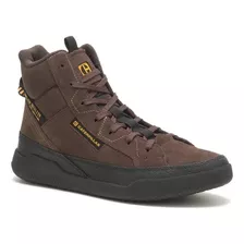 Tênis Caterpillar Hex Hi Utility Masculino Marrom E Preto