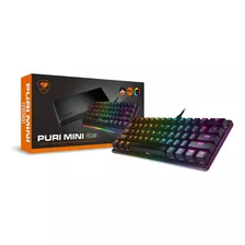 Teclado Gamer, Modelo Puri Mini Rgb - 37prmrm1mi.0002 Cougar Cor De Teclado Preto