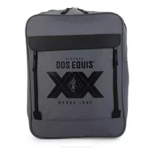 Mochila Dos Equis Xx Gris 32x14x42 Cm 