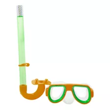 Set Equipo Snorkel Buceo Mascara Ajustable Infantil Pileta 