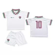 Conjunto Fluminense Uniforme Infantil Branco - Torcida Baby