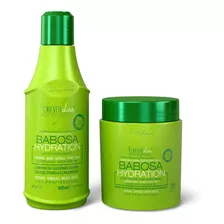 Kit Hidratação De Babosa Shampoo 300ml E Máscara 250g Forever Liss Professional 