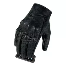 Guantes De Cuero Moto Icon Talla M- L - Xl + Envio