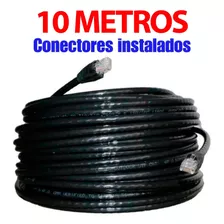 Cable De Red 10 Mts Exterior Utp Cat5e Intemperie Redes