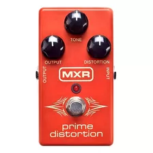 Distorsionador Mxr Para Guitarra Prime Distortion Dunlop M69 Color Rojo