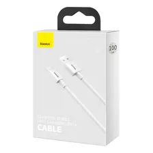 Cable Baseus Usb A Tipo C Superior Series 66w 1m Blanco