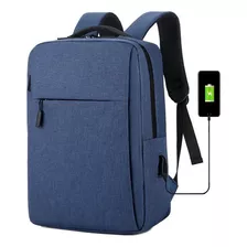 Mochila Impermeável Para Notebook 15,6 Polegadas Com Usb 