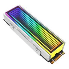 Dissipador De Calor Infinity Branco Argb Ssd M2 Nvme 2280