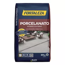 Argamassa Cinza Porcelanato Ext 20kg Fortaleza
