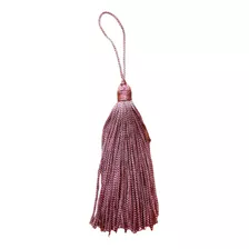 Franjas De Seda Pingente Tassel Preto 25 Unidades Cor Rose