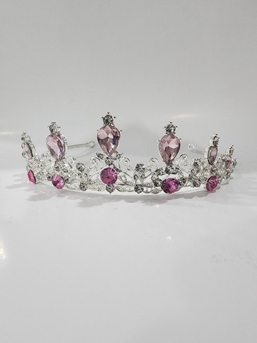 Corona Diadema Tiara Moda Reinas Princesas Quinceañera 