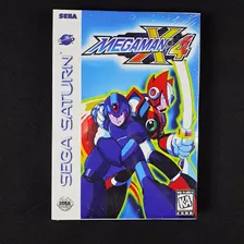 Megaman X4 Americano Prensado Sega Saturn Faço 152 No Shops