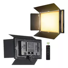 Iluminador Painel Luz Led U800+ Foto Filmagem Vídeo + Fonte