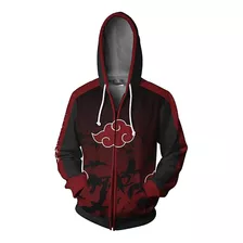 Sudadera Con Capucha De Naruto Akatsuki Negra