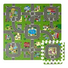 Sorbus Traffic Play Mat Puzzle Espuma De Enclavamiento De Ba