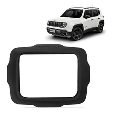 Moldura 2 Din Jeep Renegade 2016 Dvd Multimídia Preto