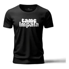 Camiseta Tame Impala Banda Música Psicodélica T-shirt Pop
