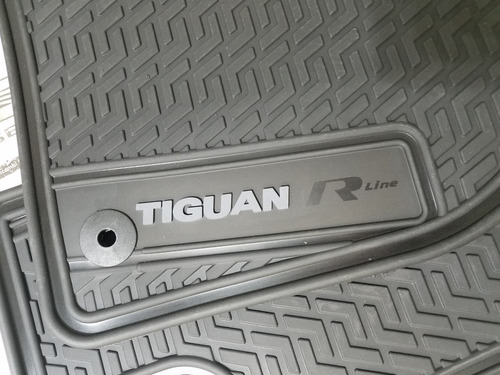 Tapetes Tiguan R Line 4 Goma Uso Rudo 2018 - 2020 Original   Foto 9