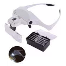 Lupa De Cabeza Con Luz Led + 5 Lentes