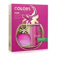 Kit Perfume Benetton Colors Pink 50ml + Desodorante Febo