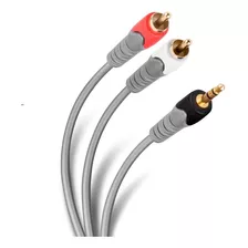 Cable Reforzado Plug 3,5 Mm A 2 Plug Rca De 3.6 M | 284-050