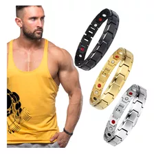 Pulsera Hombres Moda Magnética Salud Mano Cadena