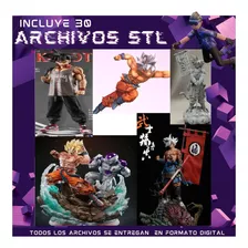 Archivos Stl Impresión 3d Mega Pack De Dragon Ball, Digital