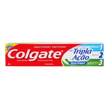 Kit 6 Colgate Creme Dental Tripla Ação Menta 90g