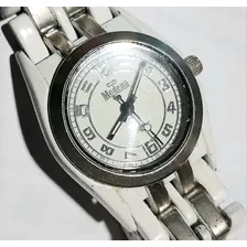 Reloj Mujer Modena Quartz Blanco Esmaltado 0 Mm.